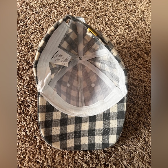 Cocus Pocus Buffalo Check Baseball Cap-Unisex hat in Dark Grey Fabfitfun - Picture 7 of 8